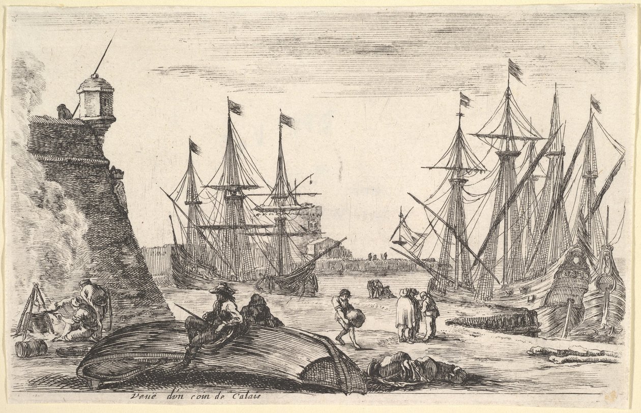 Utsikt over en del av Calais Veue d