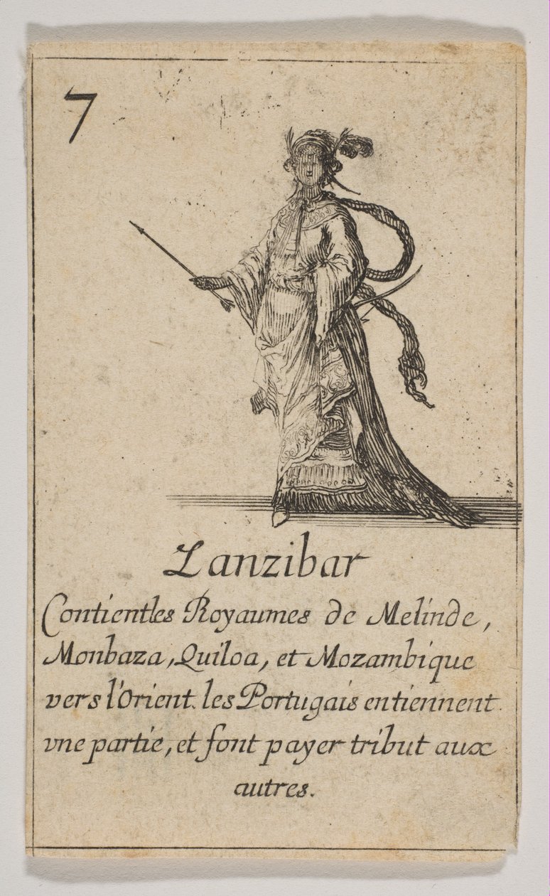 Zanzibar, 1644. av Stefano della Bella