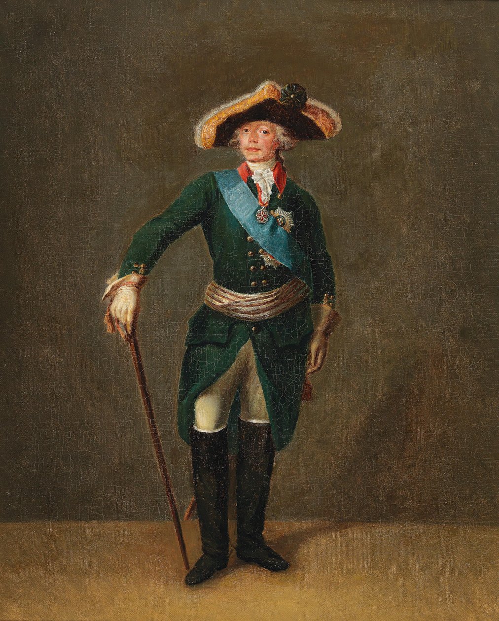Portrett av Paul I av Stepan Semenovich Shchukin