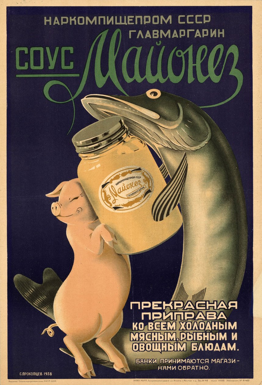 Majonessaus, 1938. av Stepan Stepanovich Prokoptsev