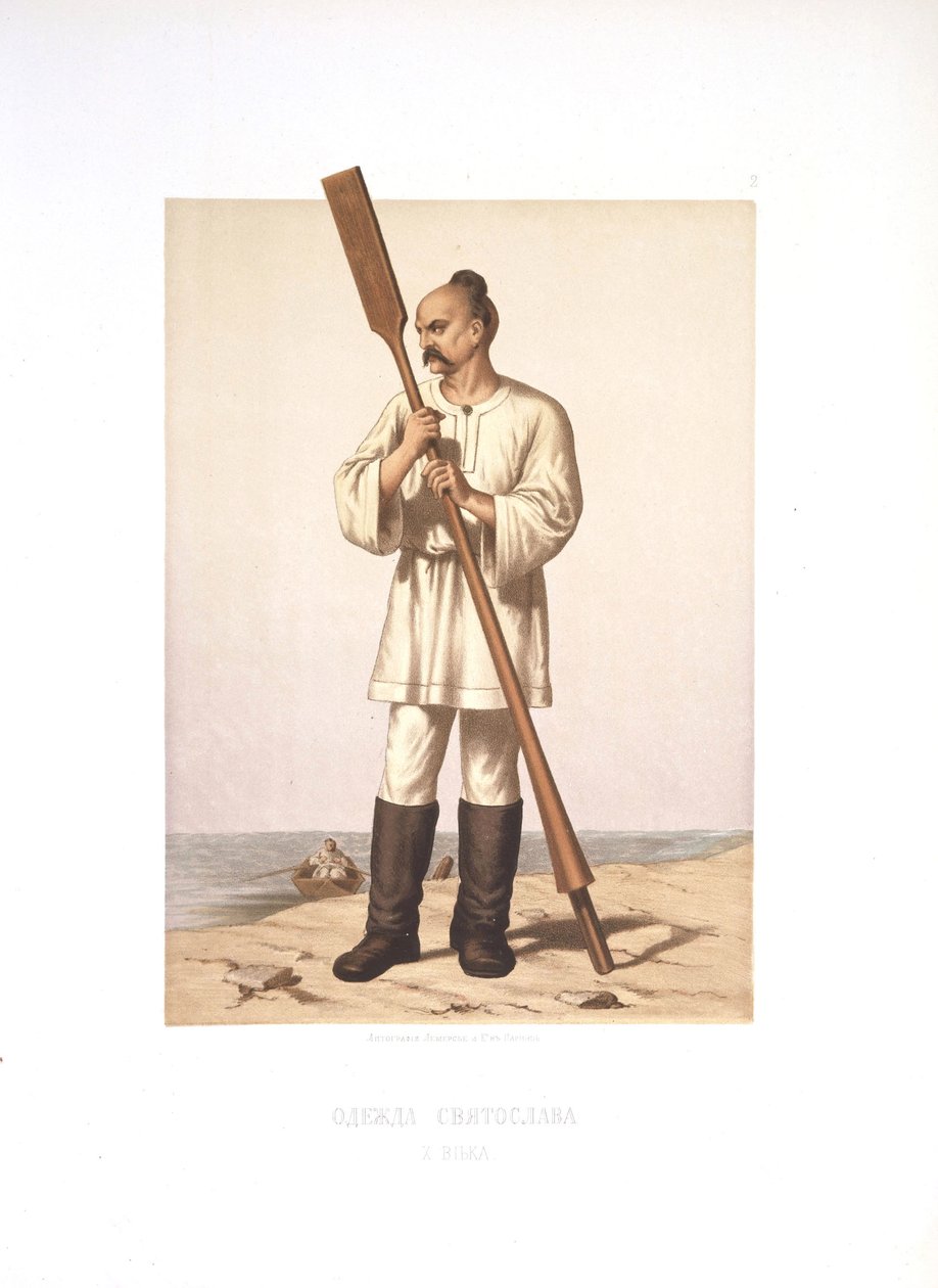 Plagget til storprins Sviatoslav I av Kiev, 1877 av Stepan Stepanovich Strekalov