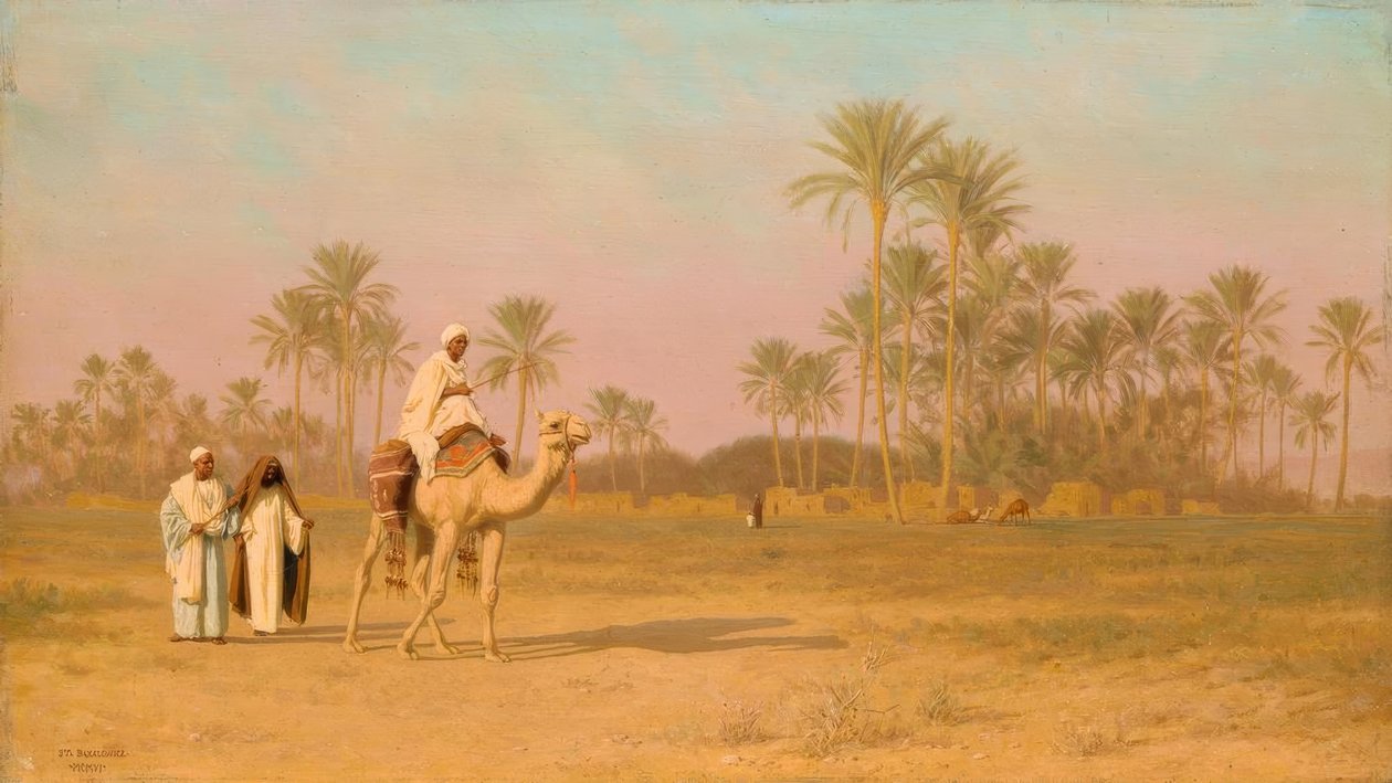 Brennende varm dag (Algeria) av Stepan Wladislawowitsch Bakalowitsch