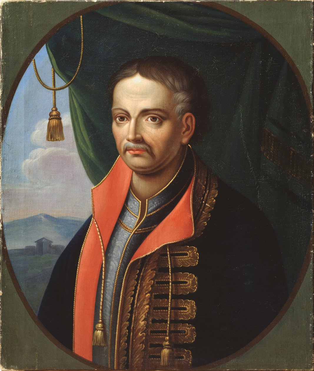 Portrett av Hetman Ivan Mazepa 1639-1709 av Stepan Zemlykov