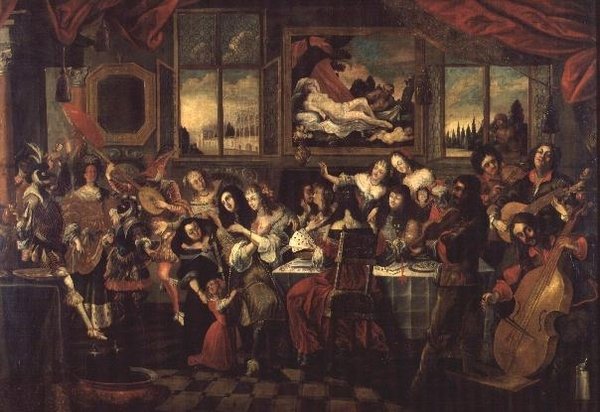 Den fortapte sønn med kurtisanene, ca. 1662 av Stephan Kessler