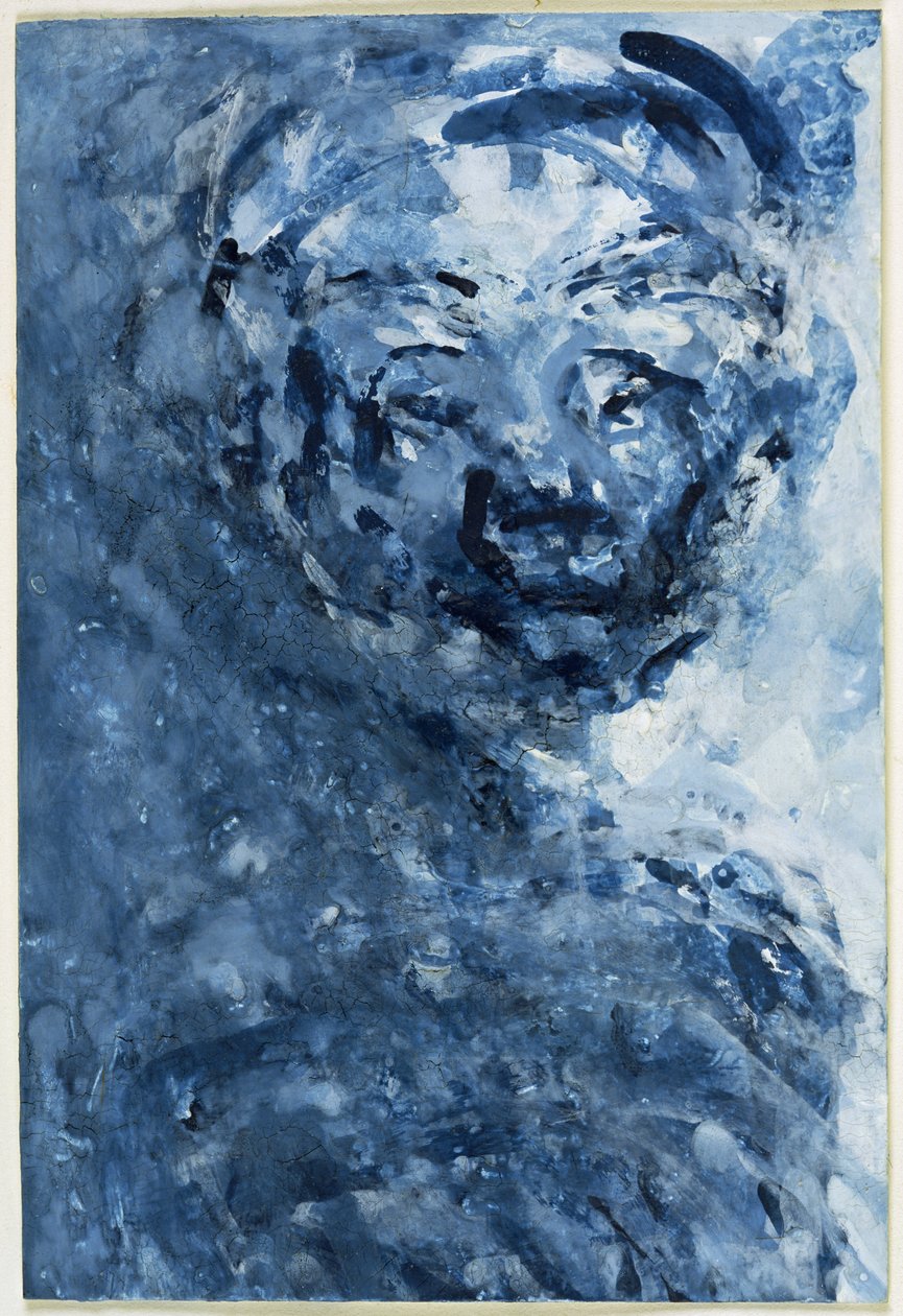 Marlene Dietrich, 2000 (wc på papir) av Stephen Finer