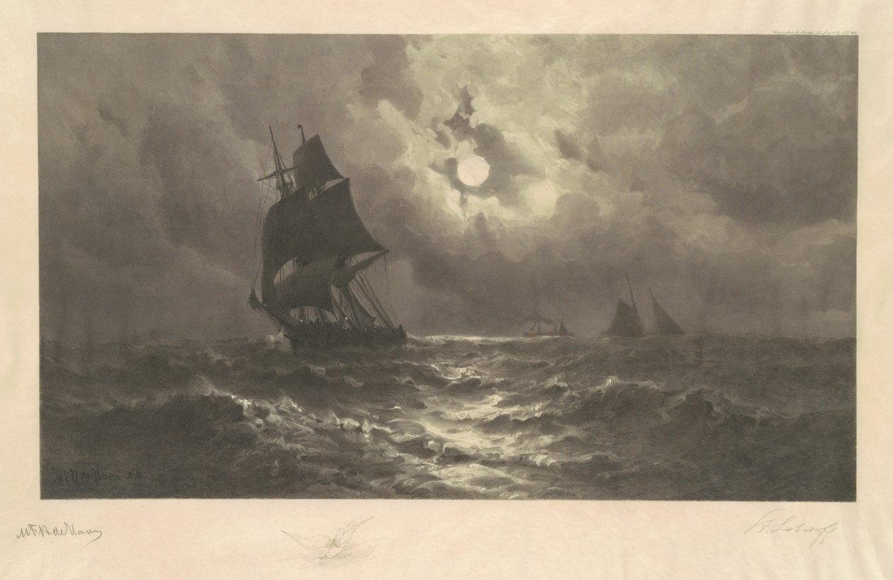 Går vestover av Stephen Alonzo Schoff, after M. F. H. de Haas