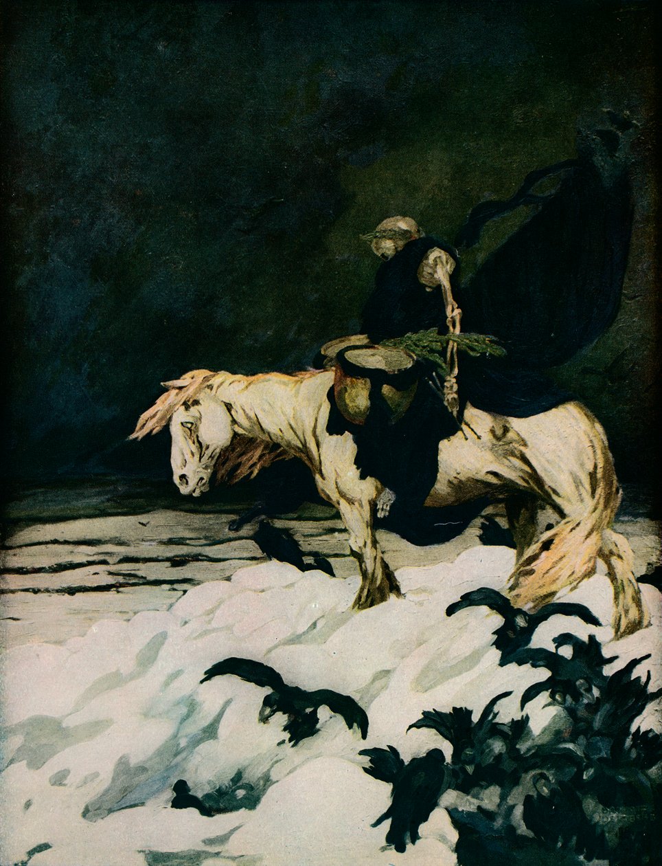 Retreatet fra Moskva, 1911, 1918 av Stephen Baghot de la Bere