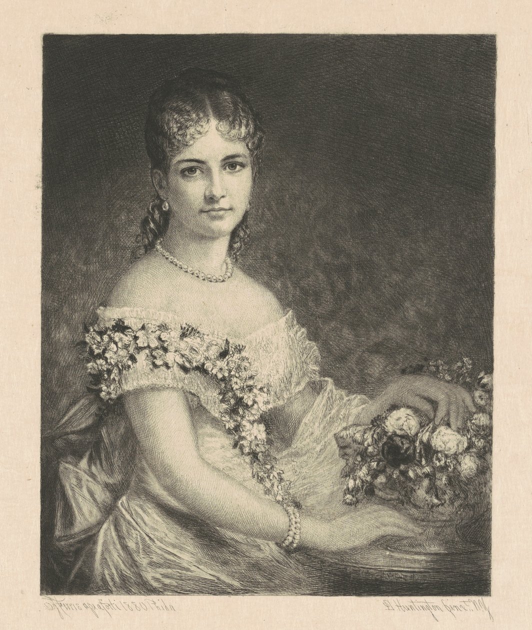 Mrs. J. Coleman Drayton (Charlotte Augusta Astor) av Stephen James Ferris, after Daniel Huntington