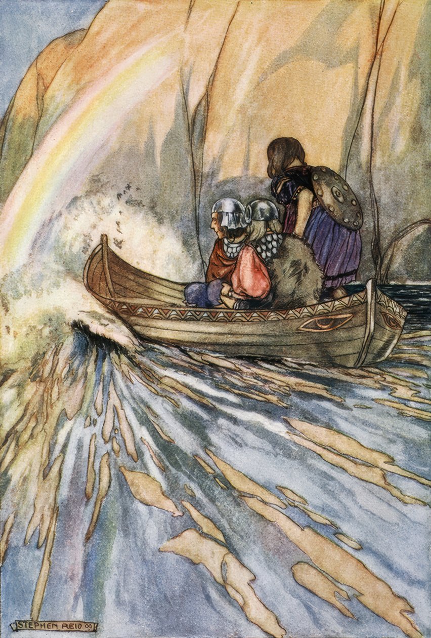 Bær oss raskt, Mananans båt, til Hesperides hage av Stephen Reid