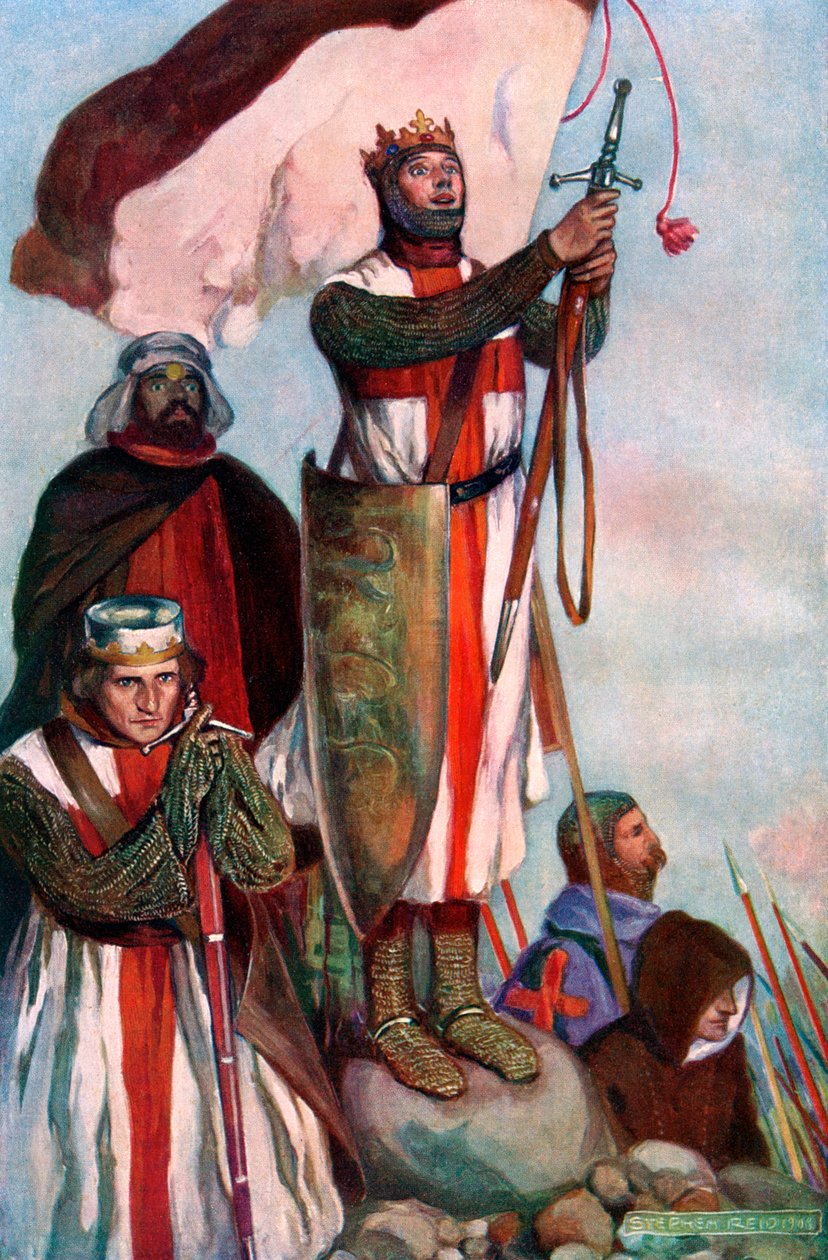 Korsfarere som ser Jerusalem, 1909. av Stephen Reid