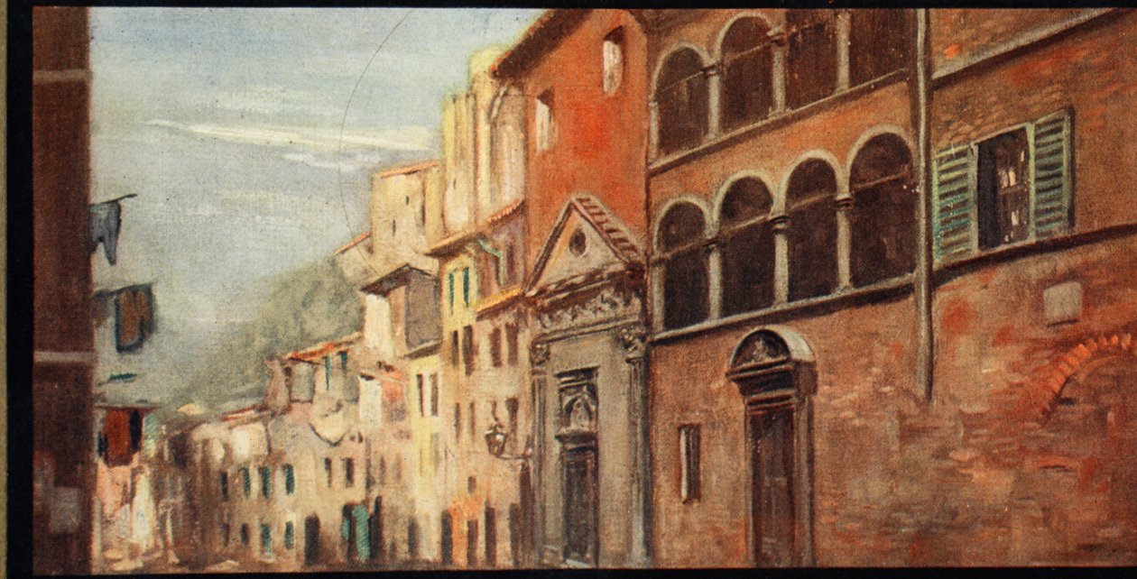 House of Saint Catherine, Sienna, illustrasjon fra 