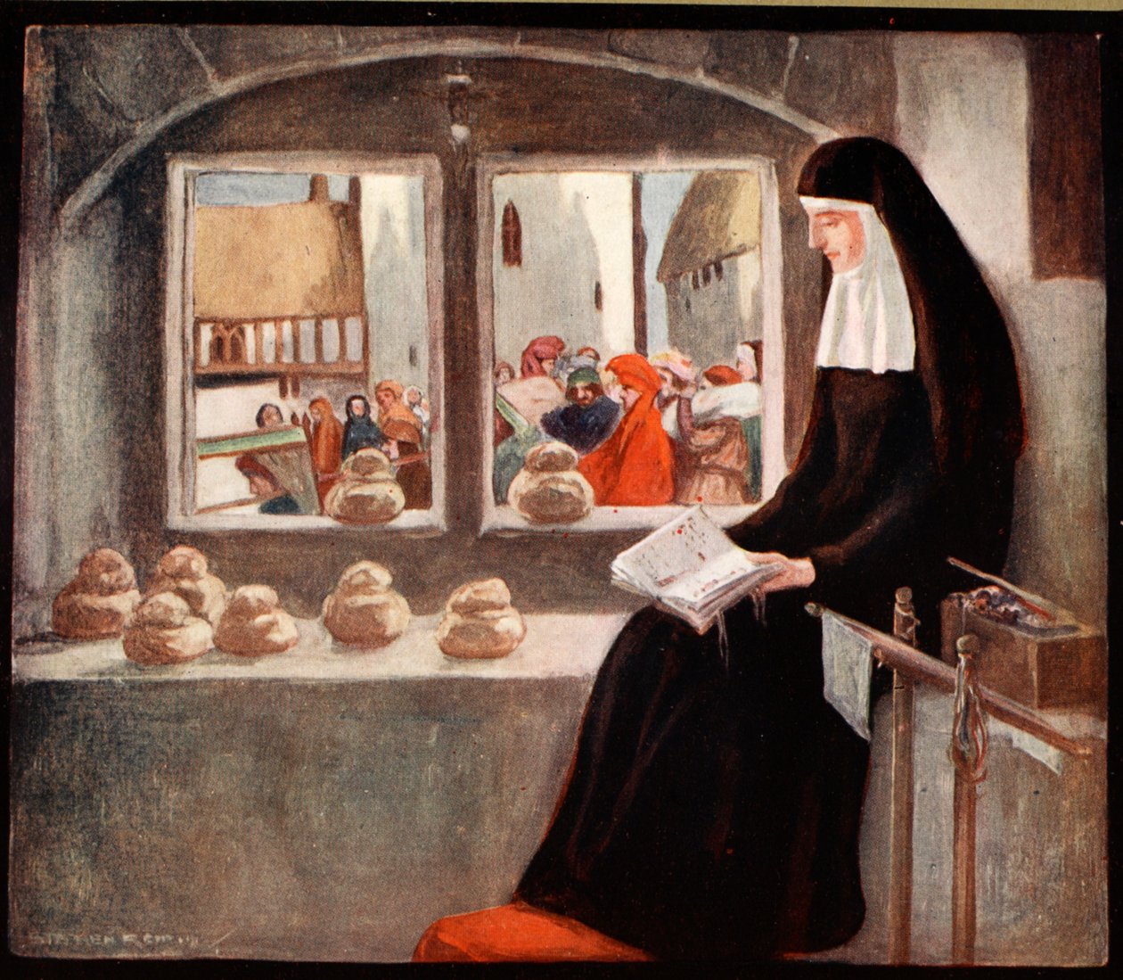 Lady Julian av Norwich, illustrasjon fra 