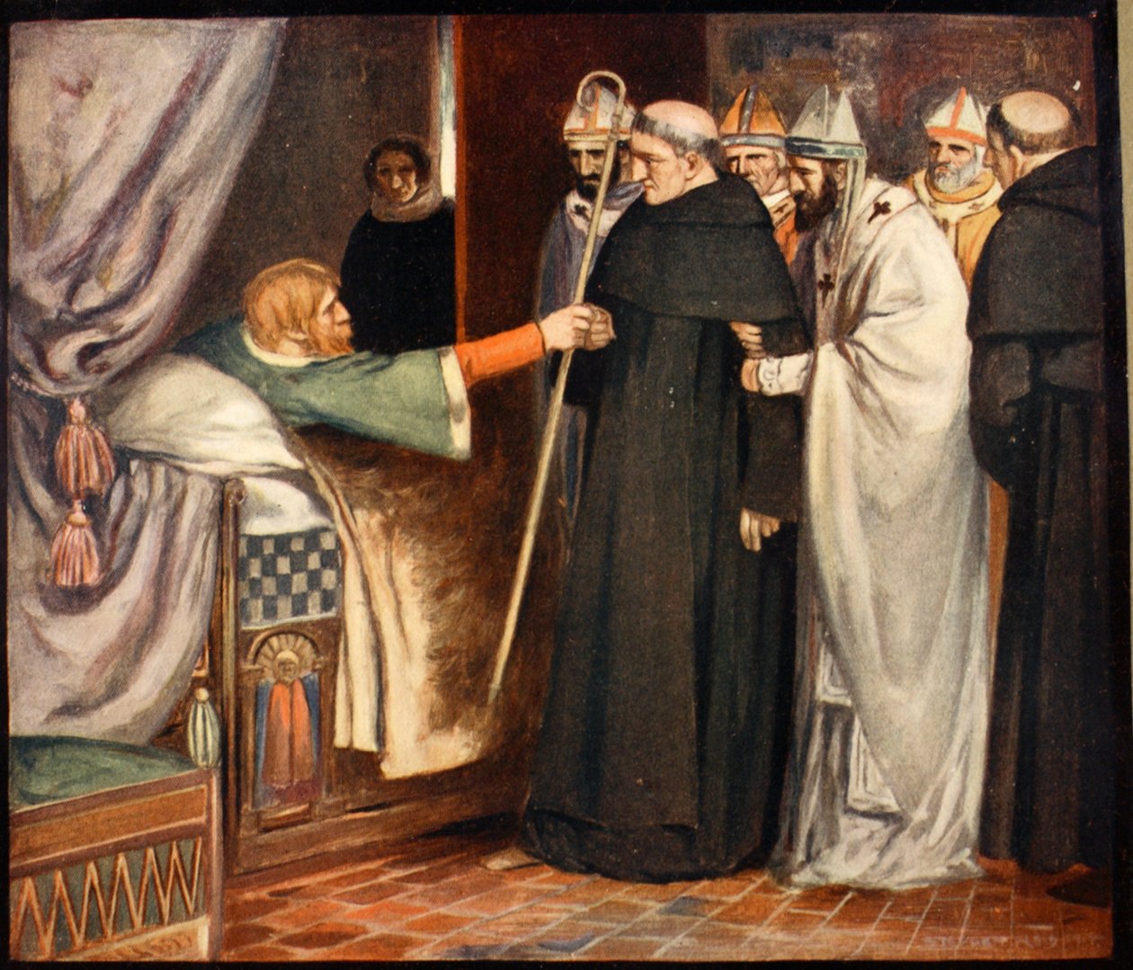 Saint Anselm, illustrasjon fra 