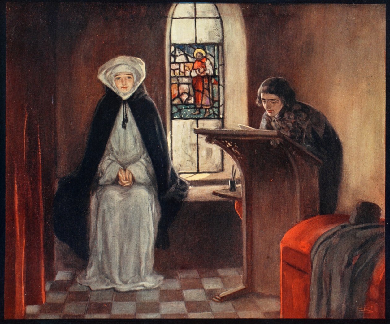 Saint Catherine of Sienna, illustrasjon fra 