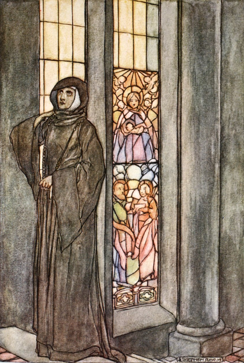 'Hun hørte sitt eget navn ropt igjen og igjen', c1910. av Stephen Reid