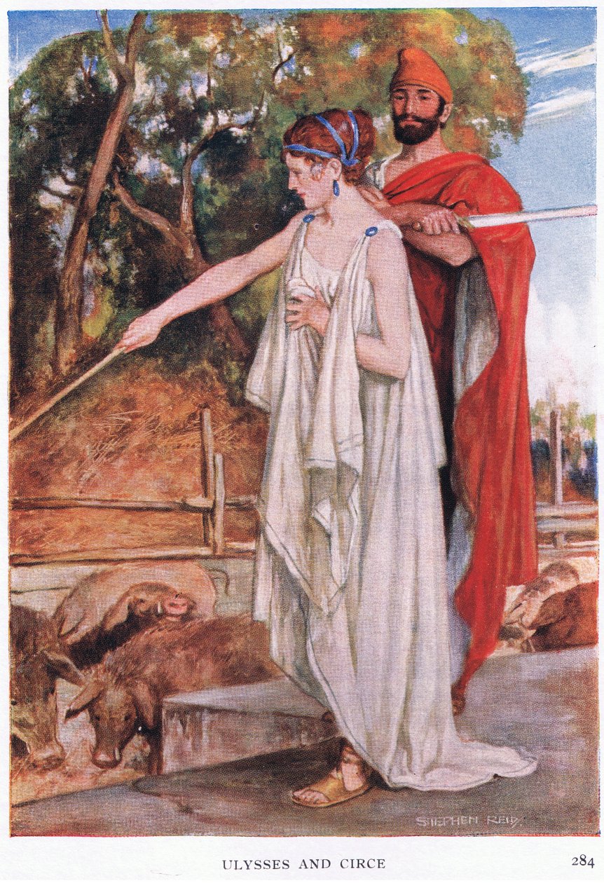 Ulysses og Circe av Stephen Reid