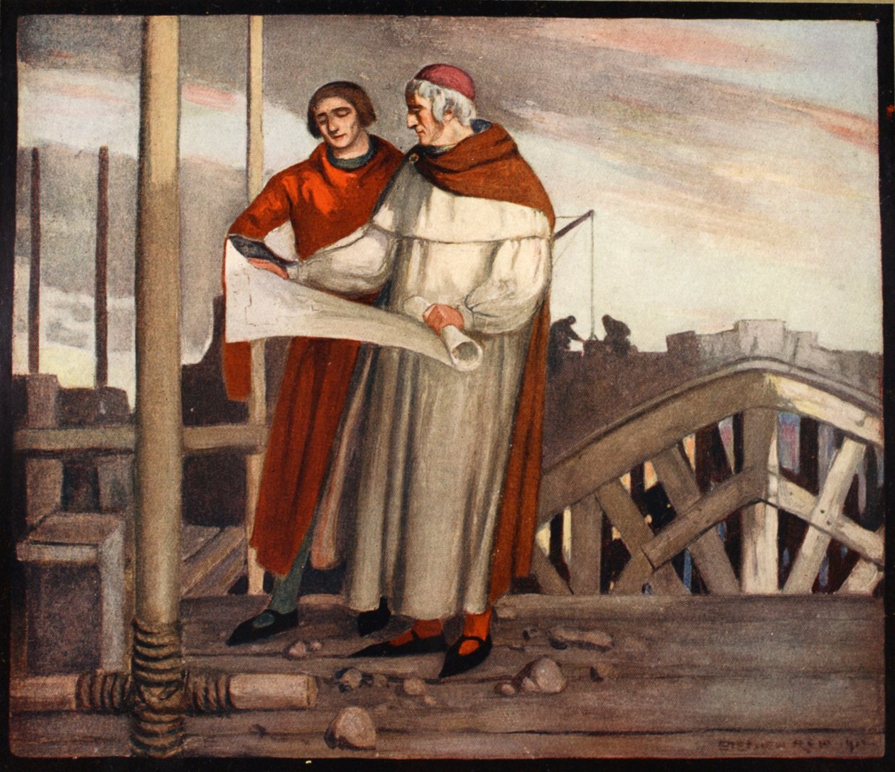 William av Wykeham, illustrasjon fra 