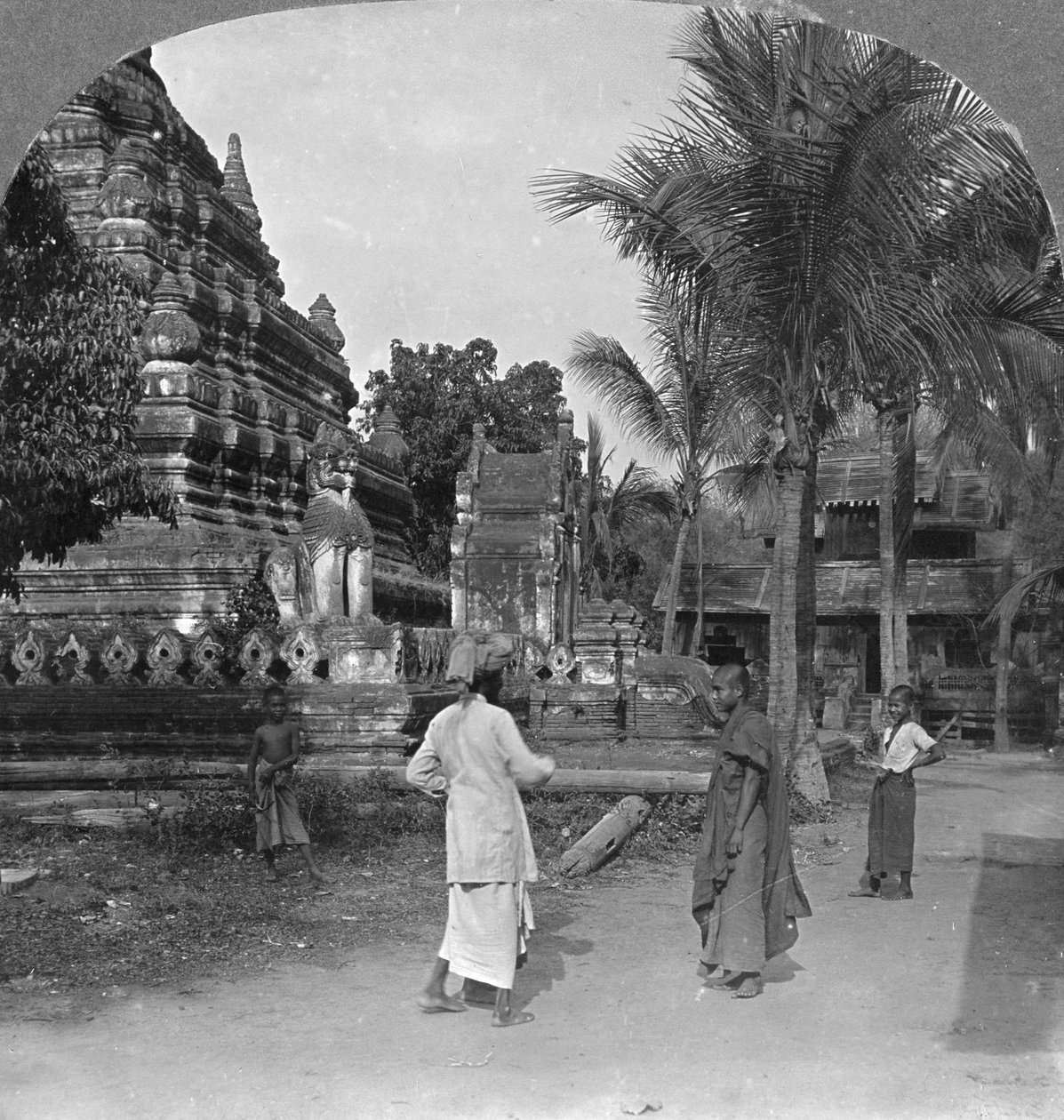 Amarapura, Burma, 1908 av Stereo Travel Co