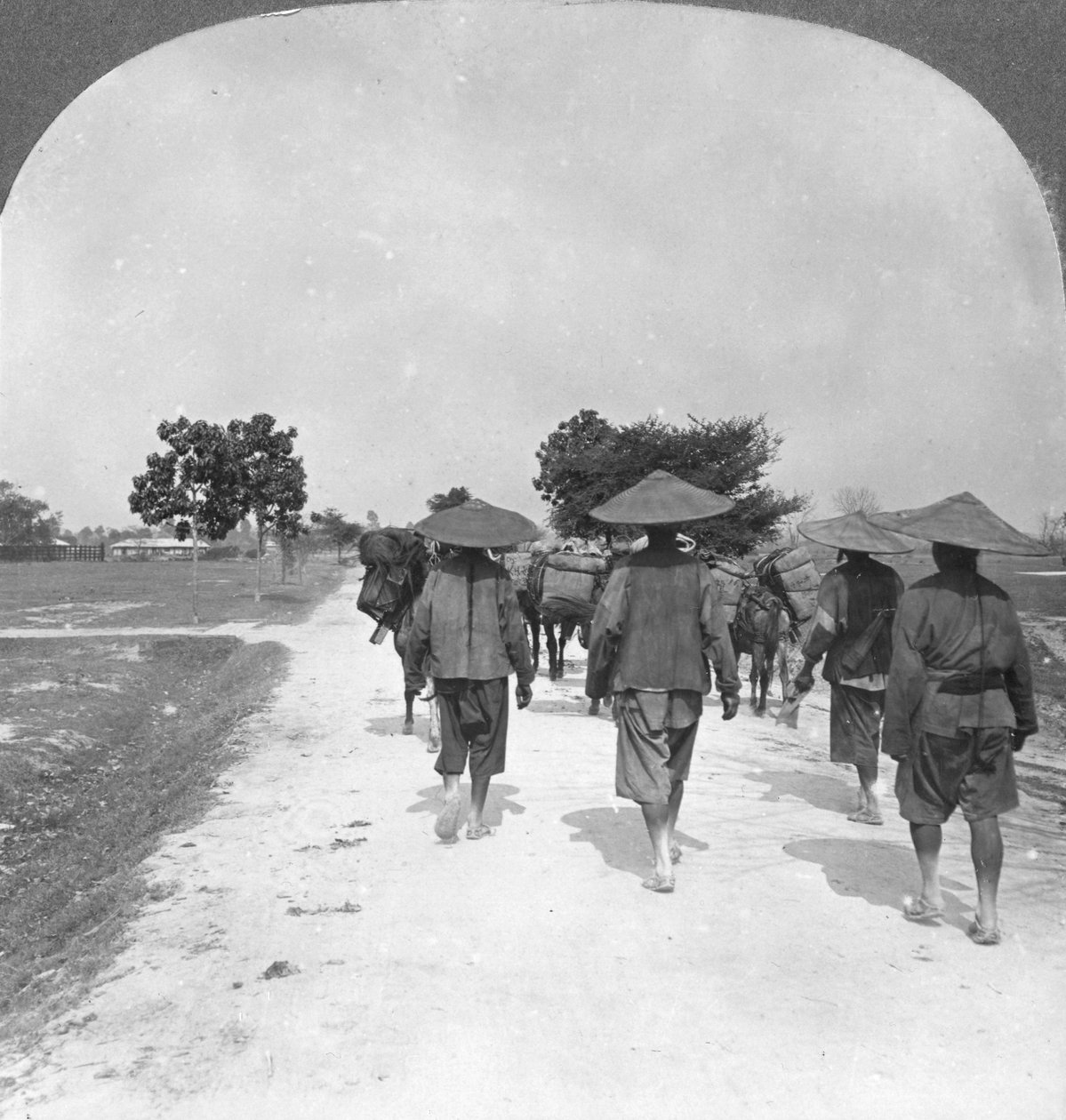 Til Kina fra Bhamo, Burma, 1908 av Stereo Travel Co