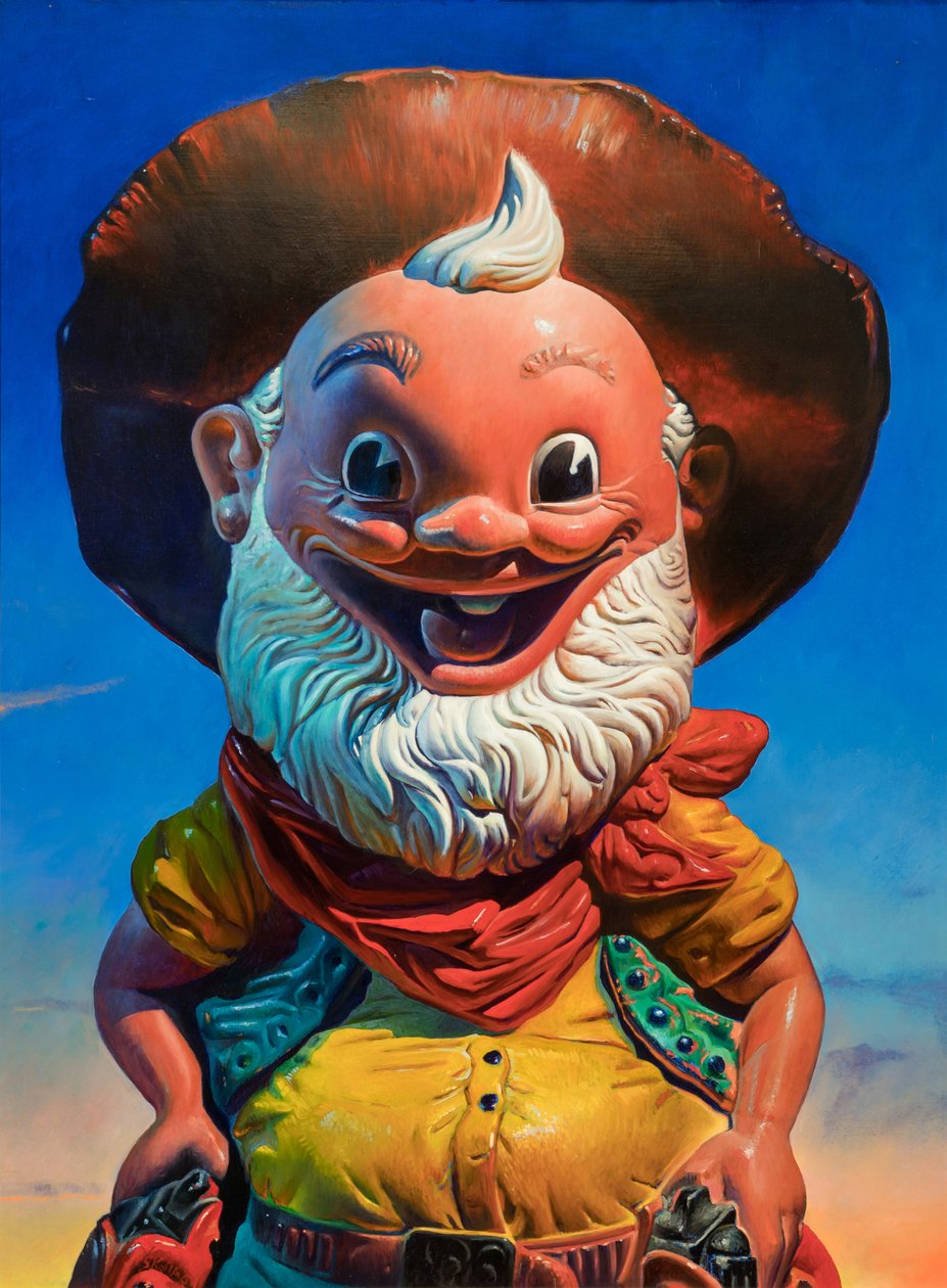 Outlaw, 2012 (olje på lin) av Steven Skollar