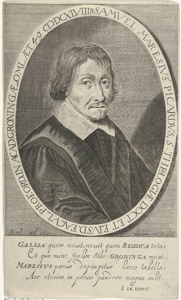 Portrett av Samuel Maresius av Steven van Lamsweerde