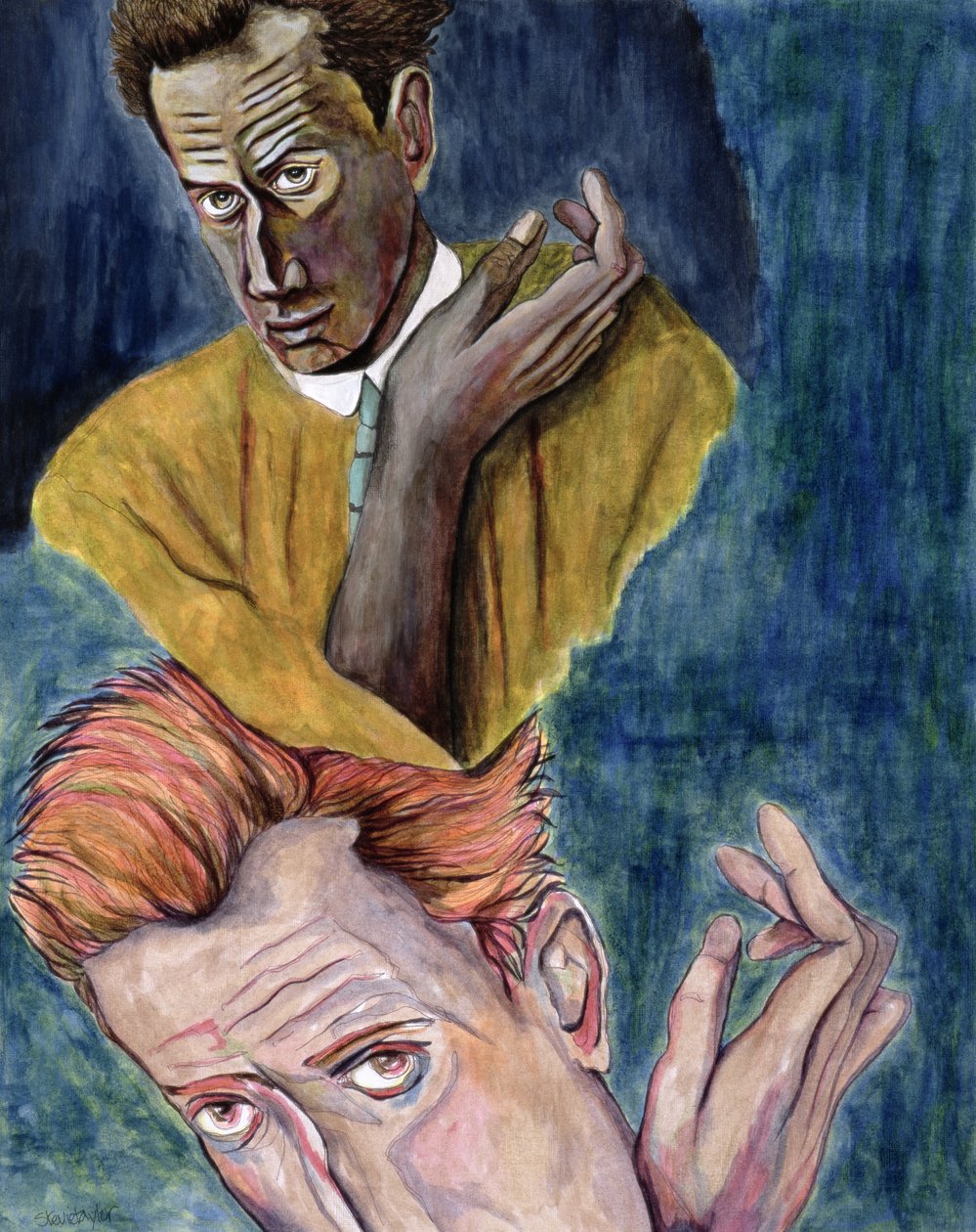 Egon Schiele - Ego-Ideal (blekk på papir) av Stevie Taylor