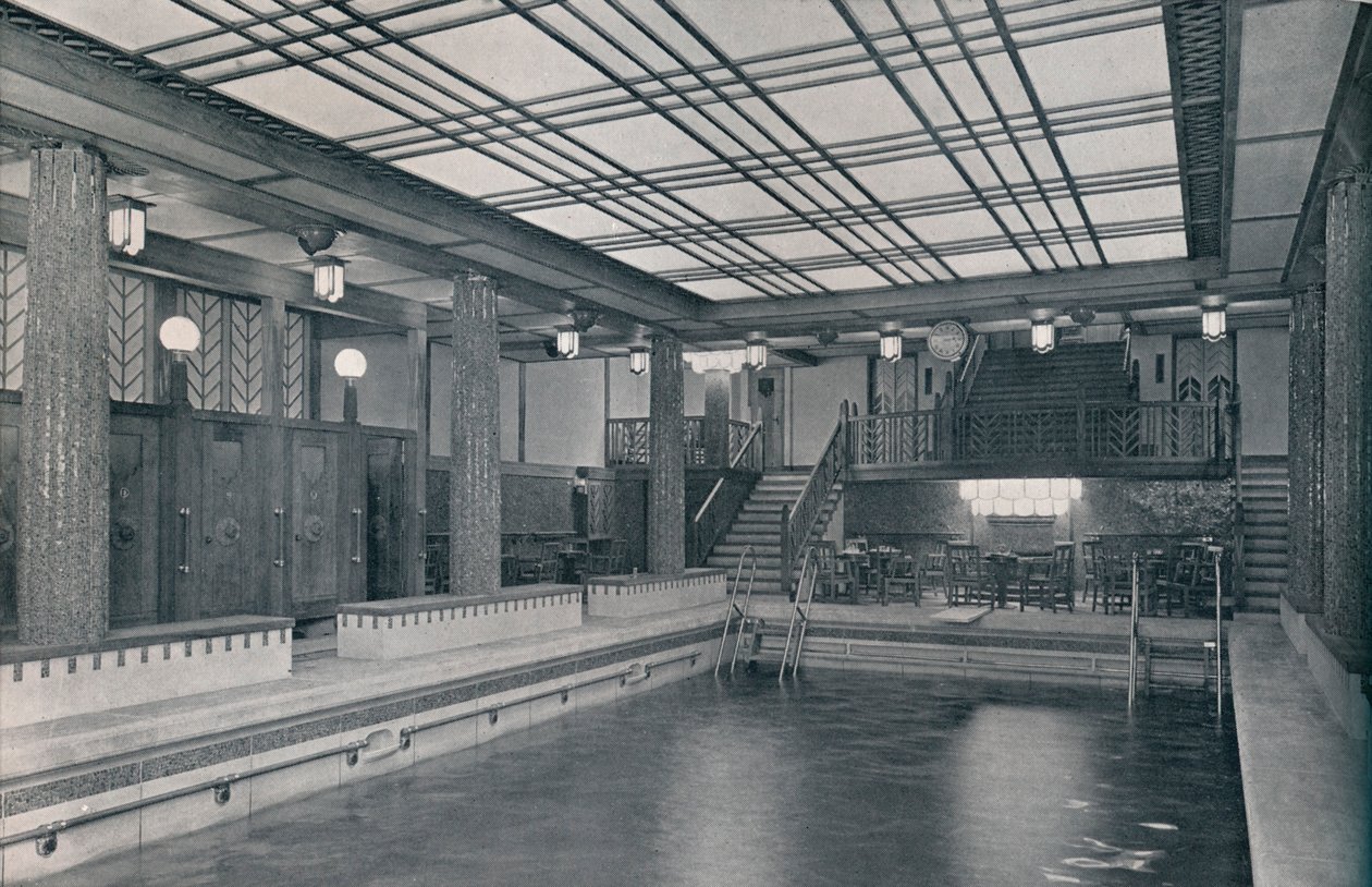 Badebassenget ombord S.S. Empress of Britain, 1931 av Stewart Bale Limited