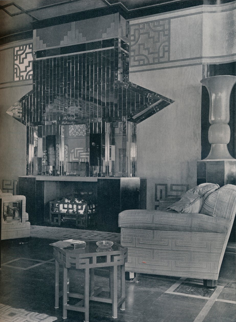 Cathay Lounge om bord på S.S. Empress of Britain, 1931 av Stewart Bale Limited