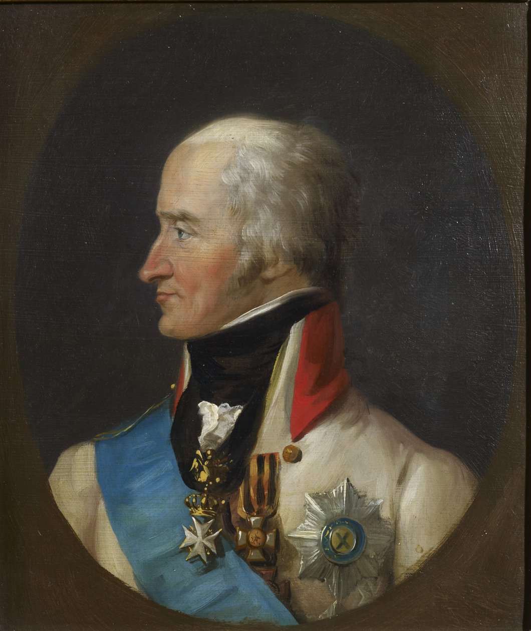 Portrett av grev Levin Leonty August Theophil von Bennigsen 1745-1826, ca. 1810 av Stroely
