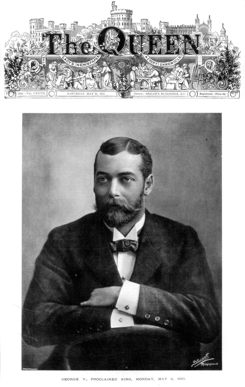 Forside av The Queen, The Ladys Newspaper, 21. mai 1910. av Stuart Richmond