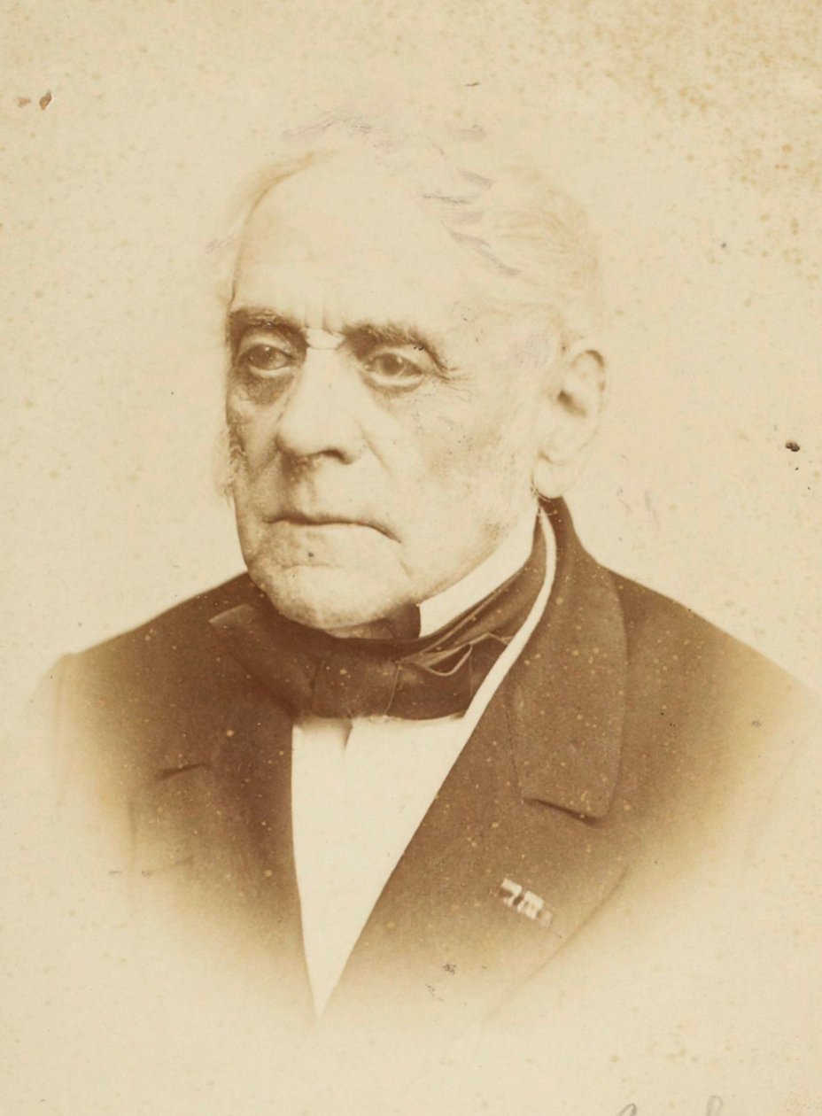 Daniel François Esprit Auber - Portrett av komponisten Daniel-Francois-Esprit Auber (1782-1871), av Fotostudio Reutlinger, Paris . Albumin bilde. Privat samling av Studio Reutlinger