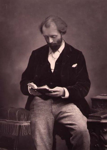 Sir Hall Caine (1853-1931) (s/hvitt-bilde) av Studio Walery