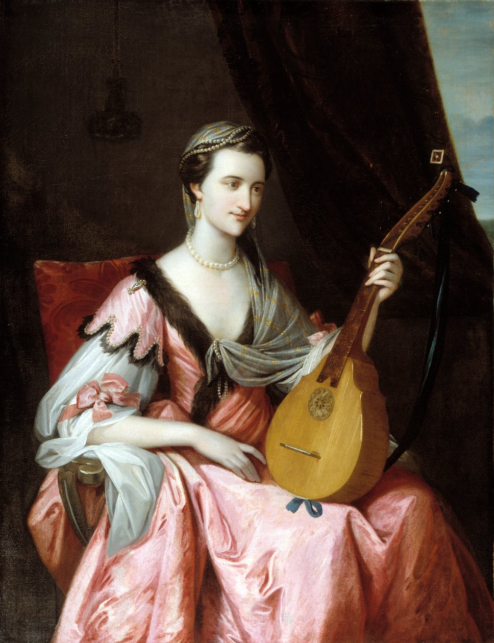Mary Hopkinson, ca. 1764. av Studio of Benjamin West