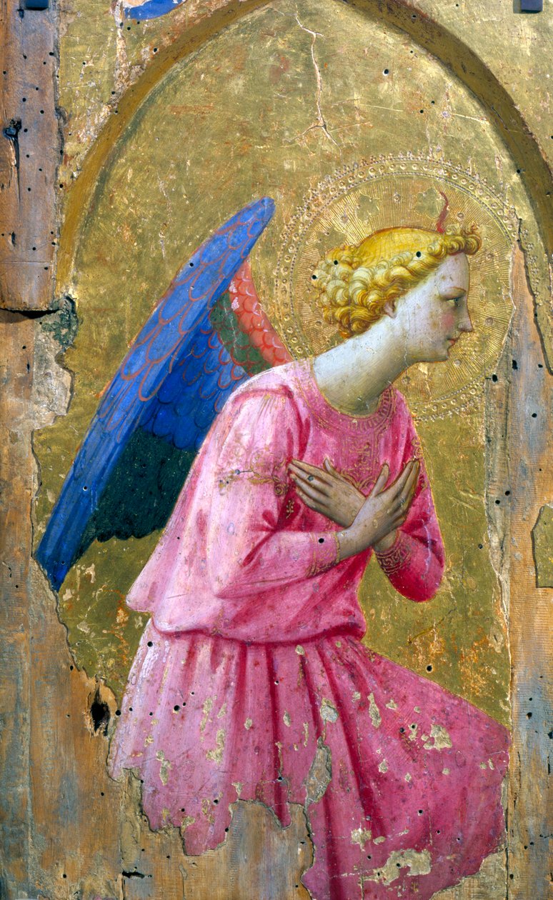 Angel in Adoration, midten av 1400-tallet av Studio of Fra Angelico