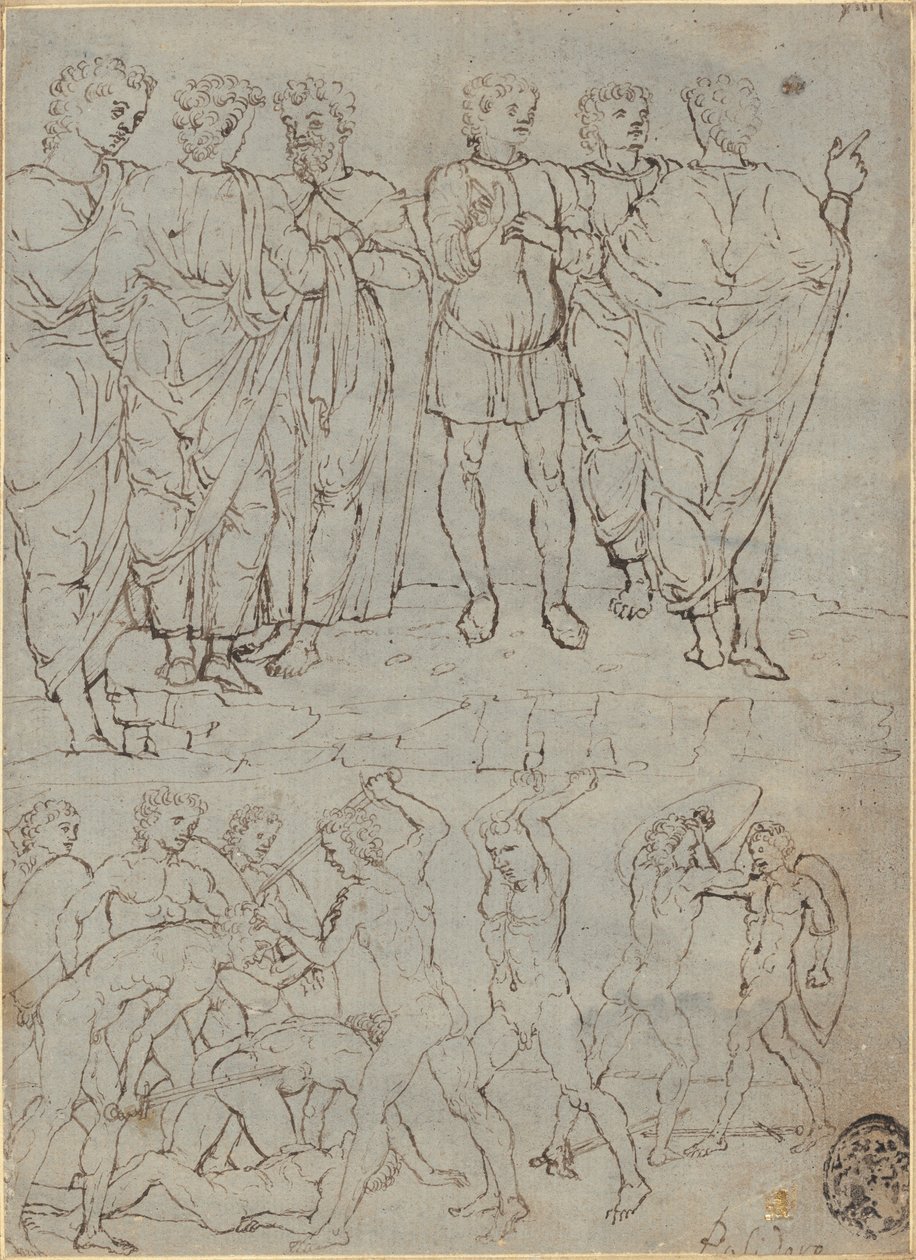 Six Conversing Men and Ten Battling Nudes   1220006   no       norwegian Successfully Translated  Original: Embroidered Velvet Vest, c. 1937. Translat: Embroidered Velvet Vest, c. 1937. 1149896 no norwegian Successfully Translated Original: A ligated lamb  av Studio of Francesco Squarcione