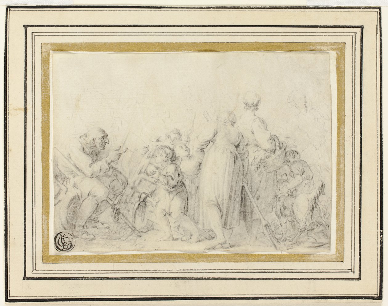 av Style of Jean Baptiste Greuze