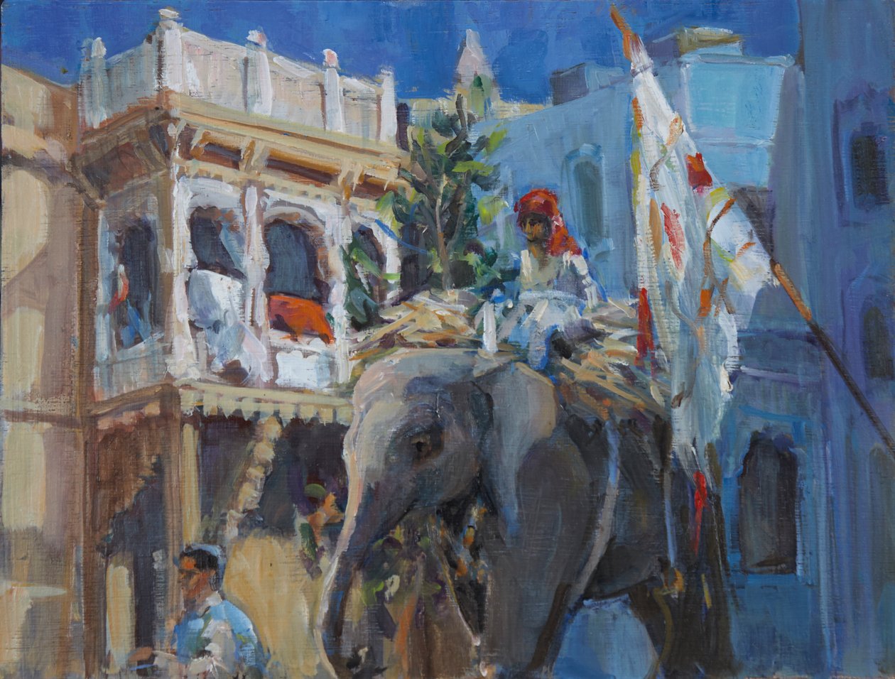 Elefant i Jodhpur av Sue Wales