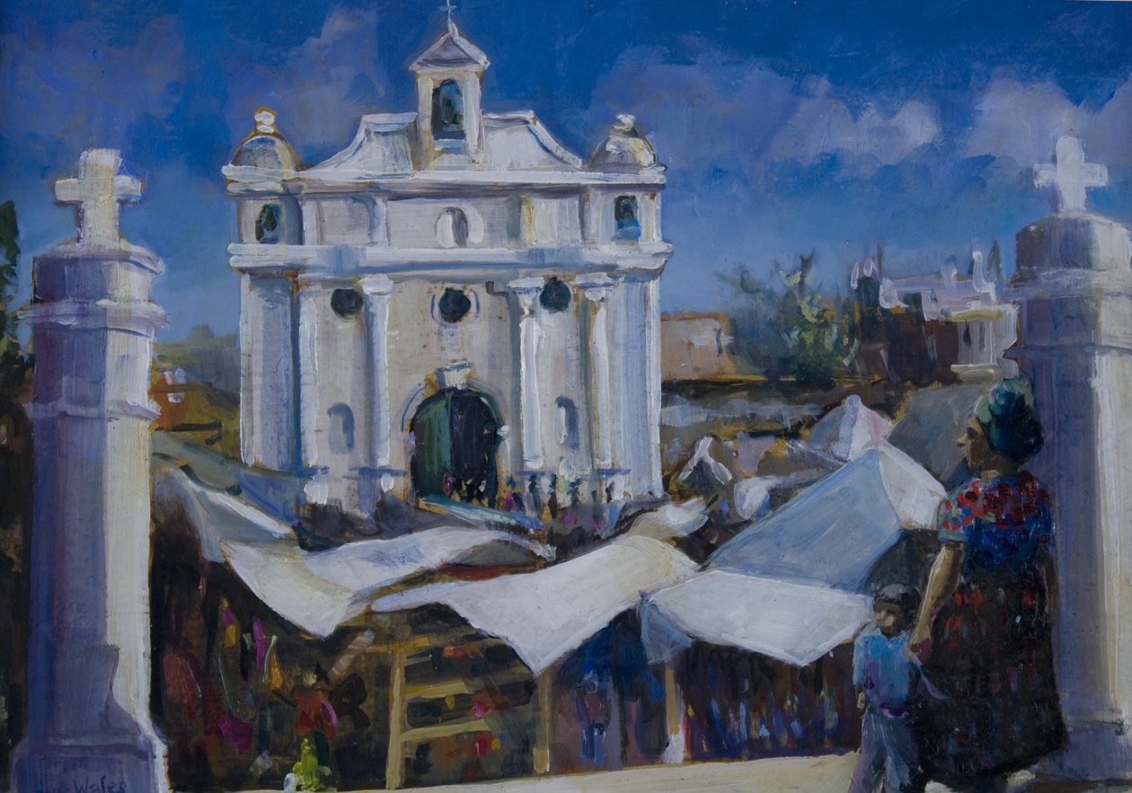 Markedsdag Guatemala, 2011, av Sue Wales