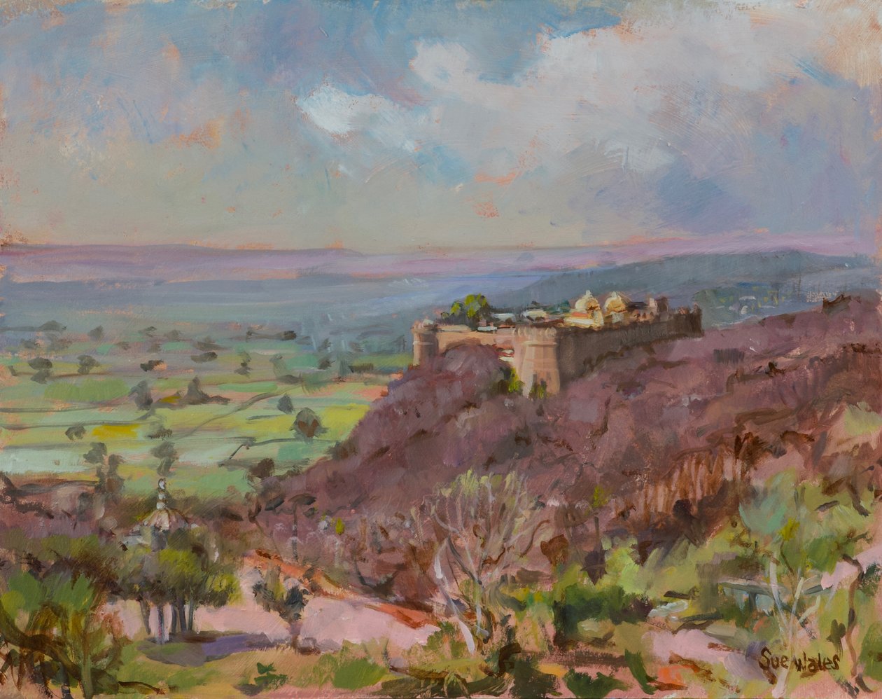 Ramathra Fort, 2019, av Sue Wales
