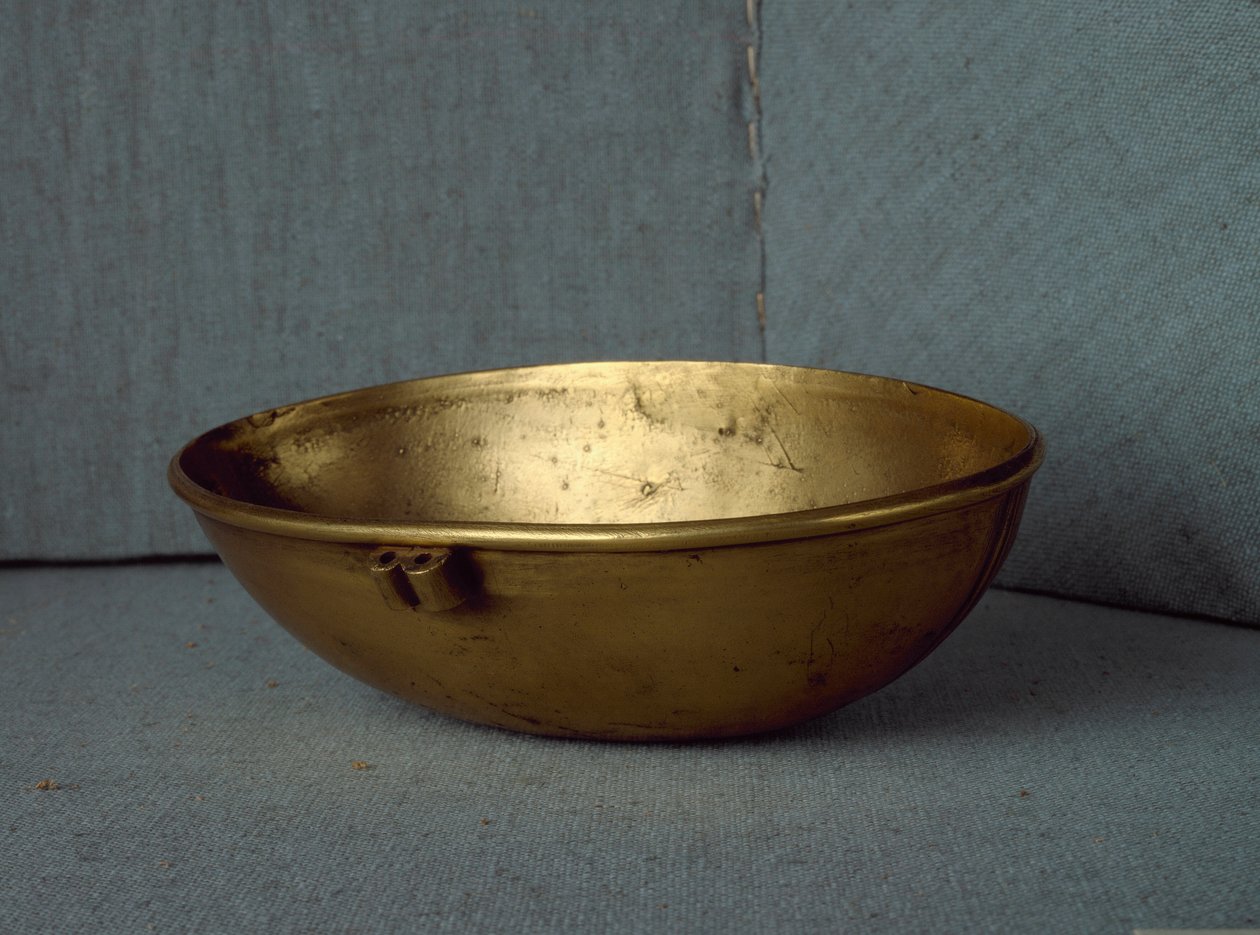 Sumerisk sivilisasjon: oval kopp i gull. Dim. 15 cm Bagdad, National Iraq Museum av Sumerian Sumerian