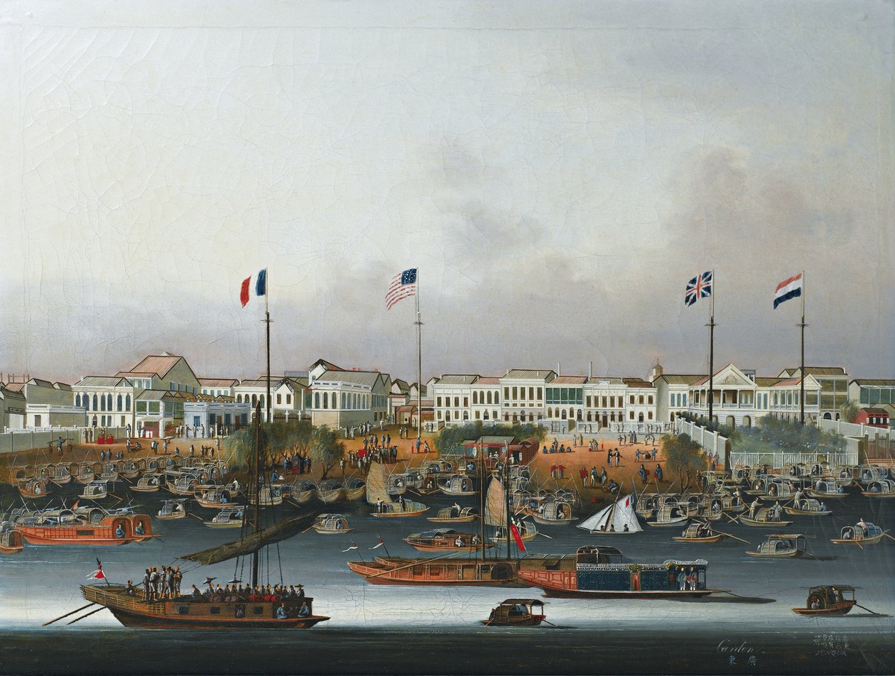 Havnen i Kanton av Sunqua