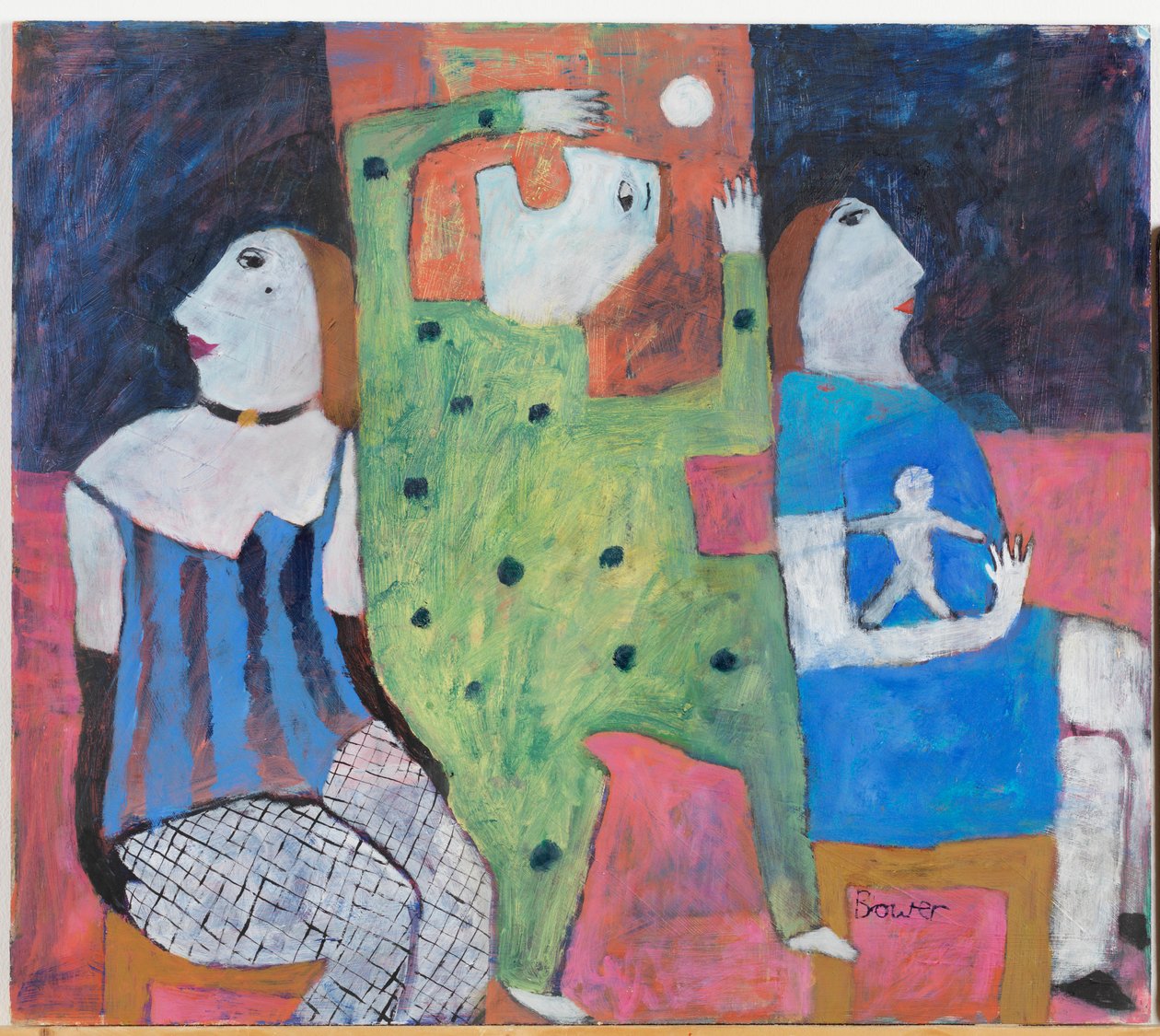 Mann i midten, 2002 av Susan Bower