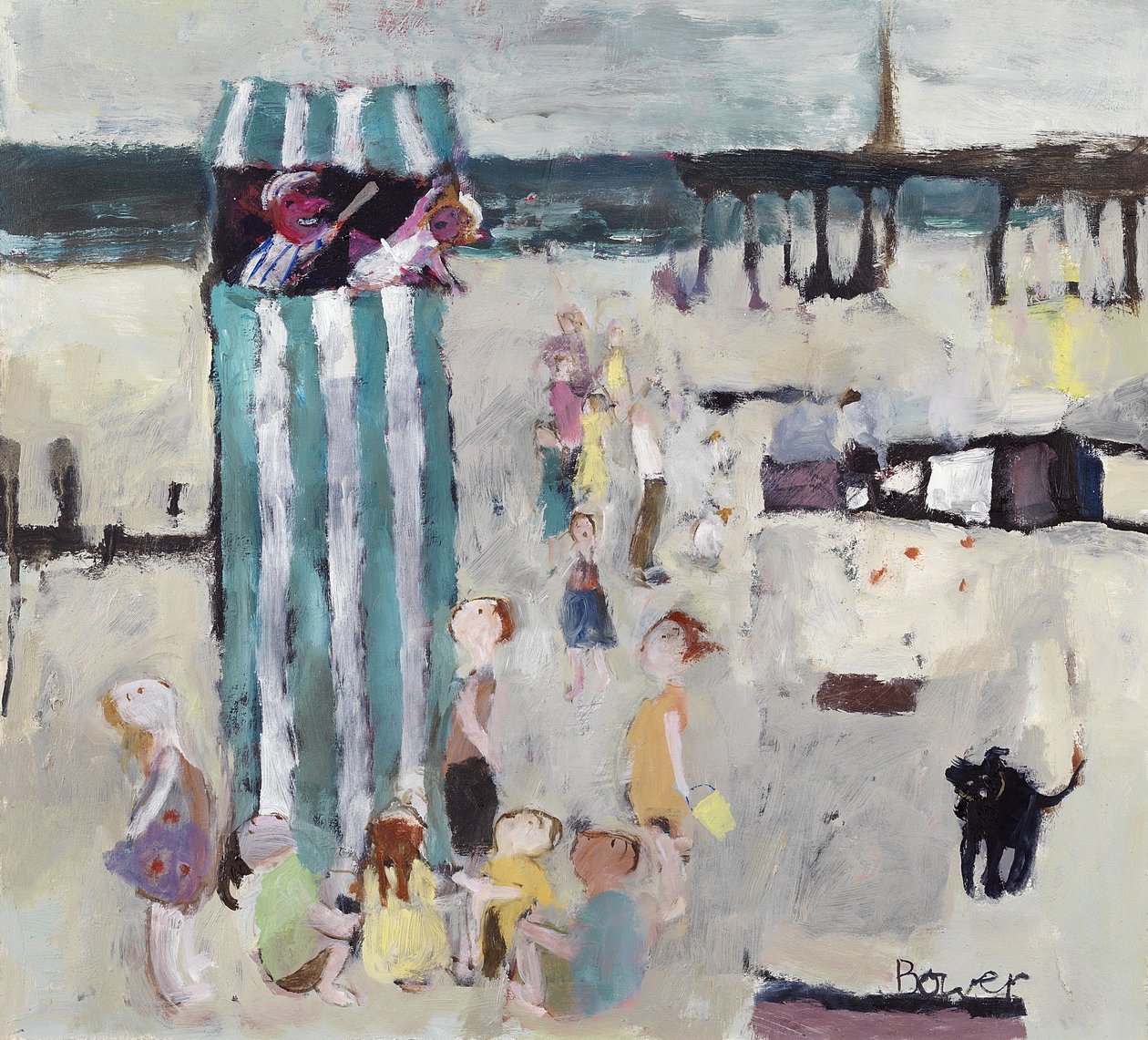 Punch og Judy, 2008 av Susan Bower