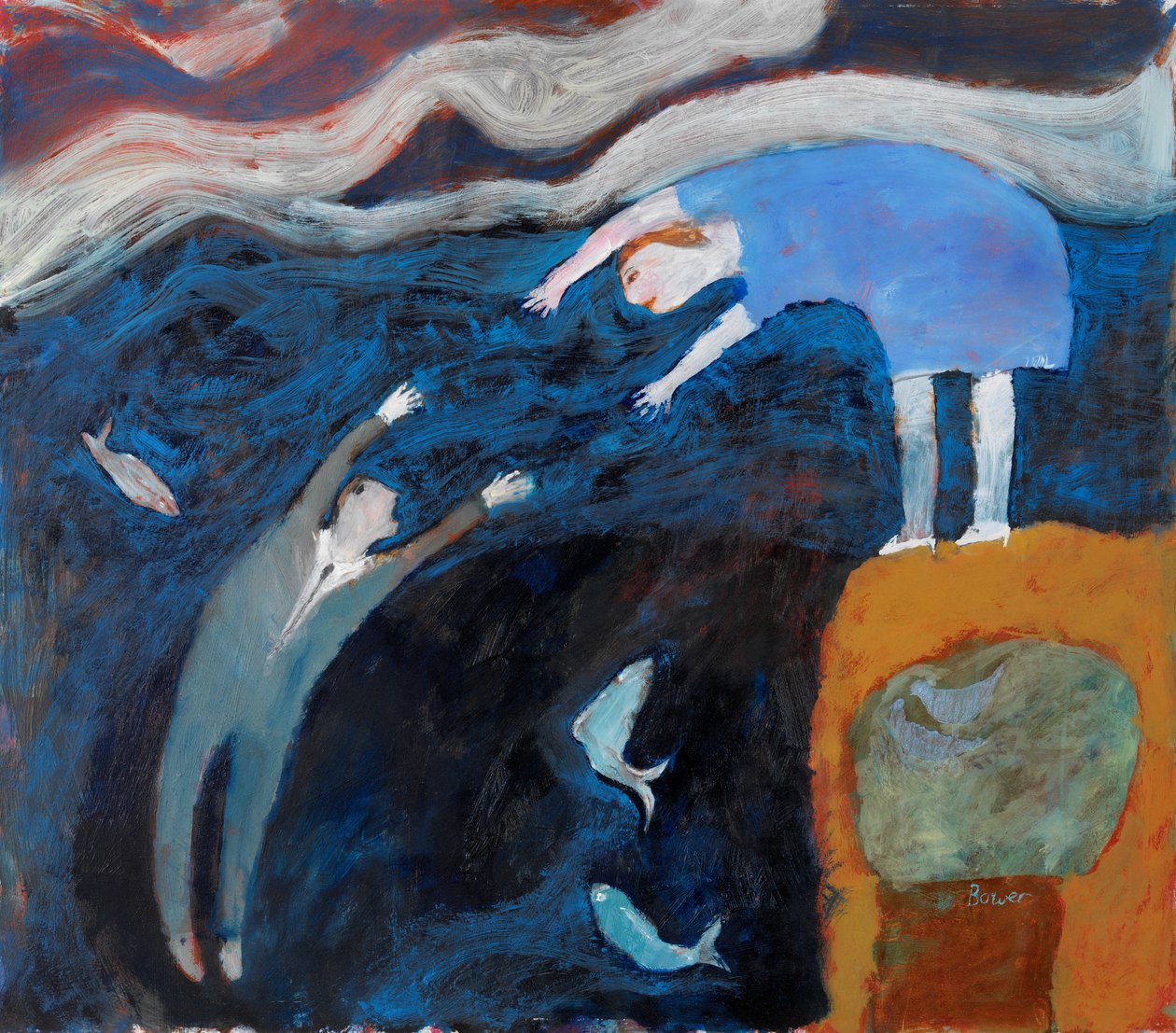 Redder mannen fra havet, 2003 av Susan Bower