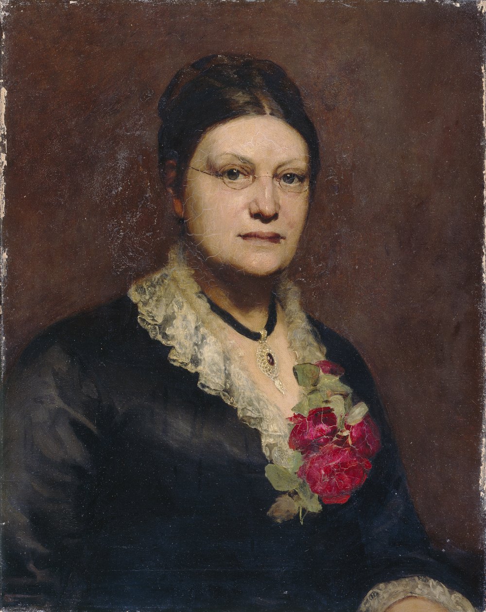 Lydia Becker (olje på lerret) av Susan Isabel Dacre