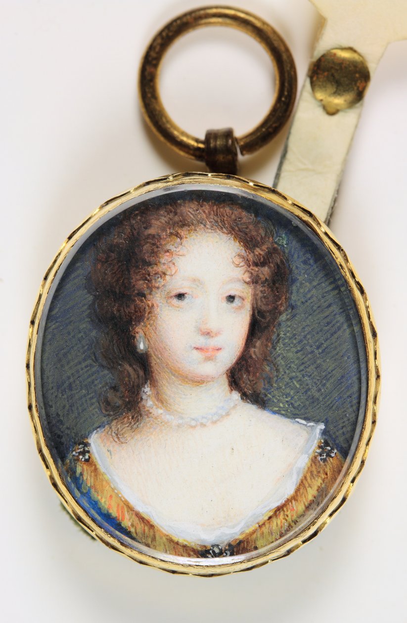 Lady Elizabeth Jones, grevinne av Kildare (akvarell på vellum) av Susan Penelope Gibson