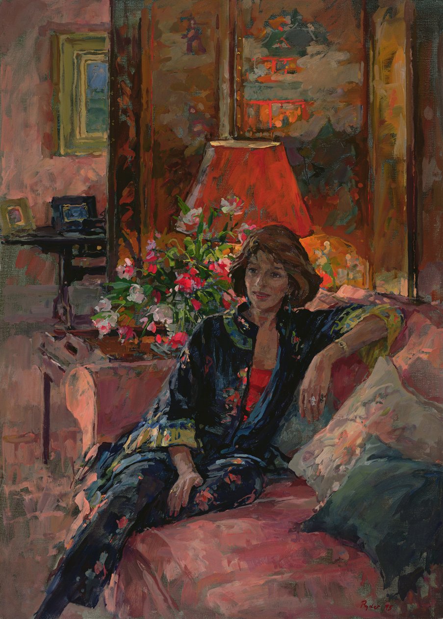 Mrs Peter Hambro, 1996  av Susan Ryder