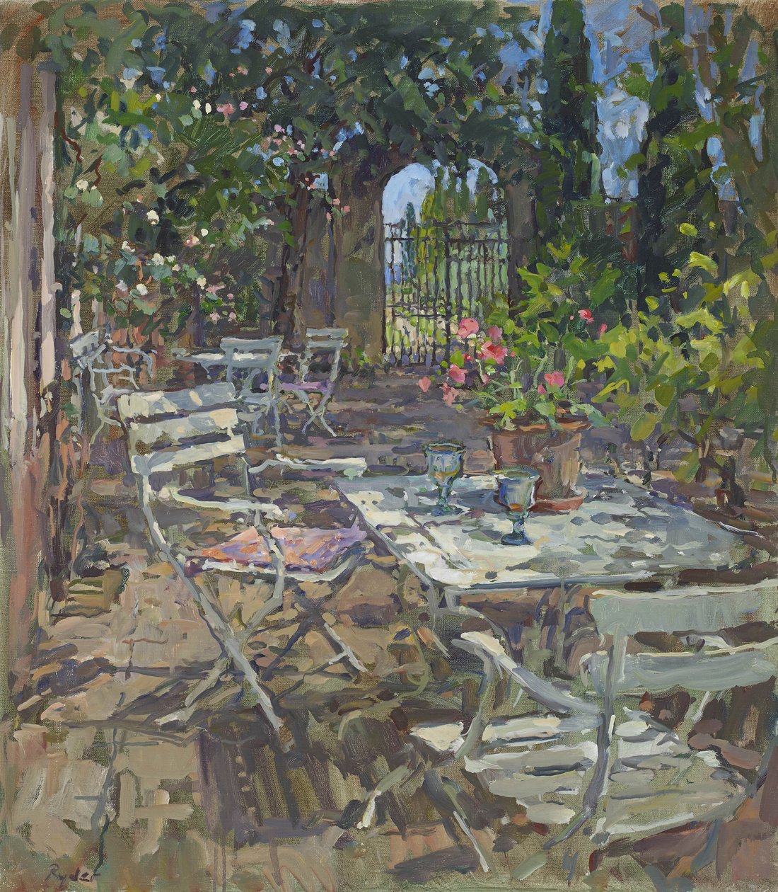 Terrasse, Mas de la Rose av Susan Ryder
