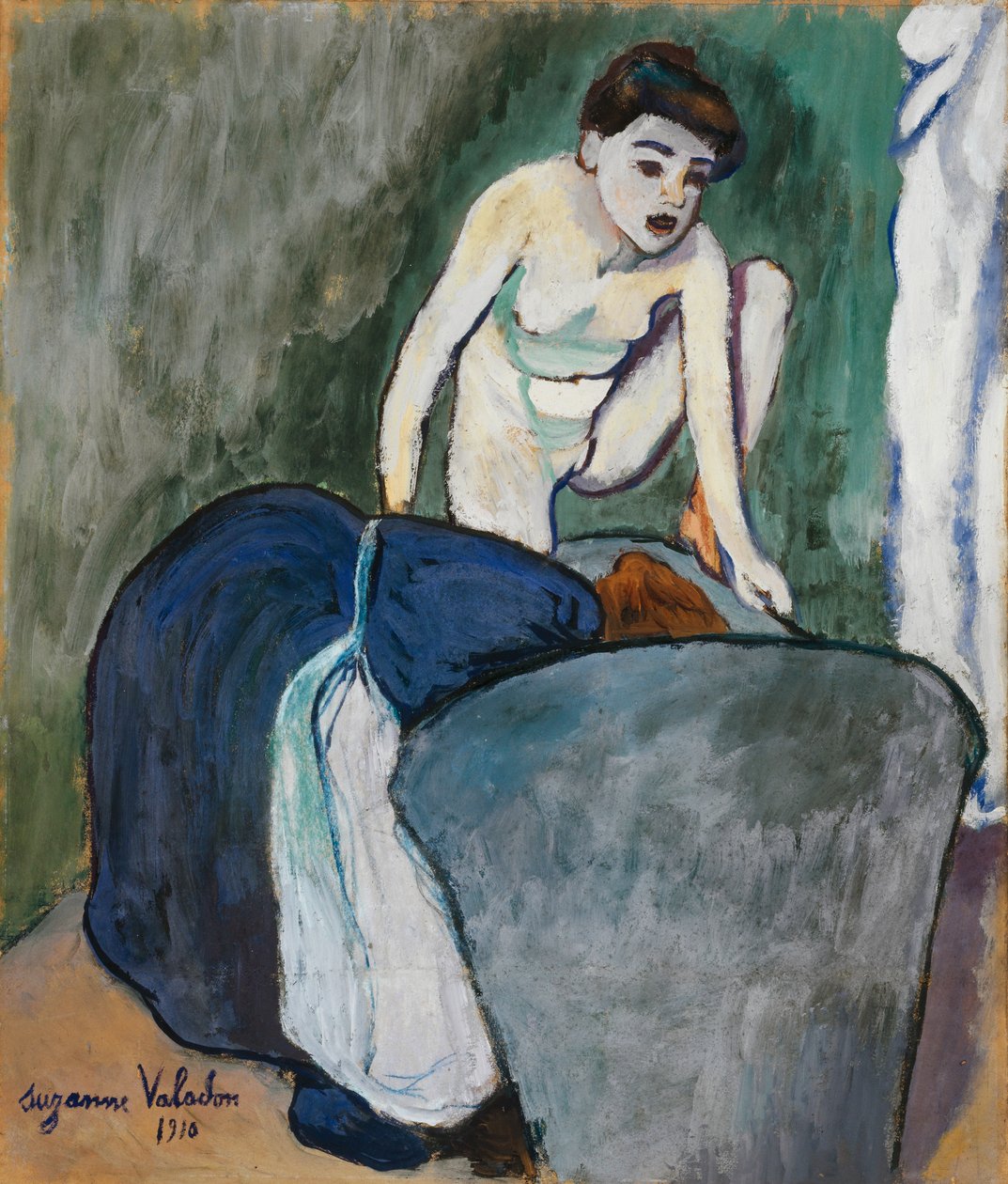 Jente, 1910 (pastell og olje på papir) av Marie Clementine (Suzanne) Valadon