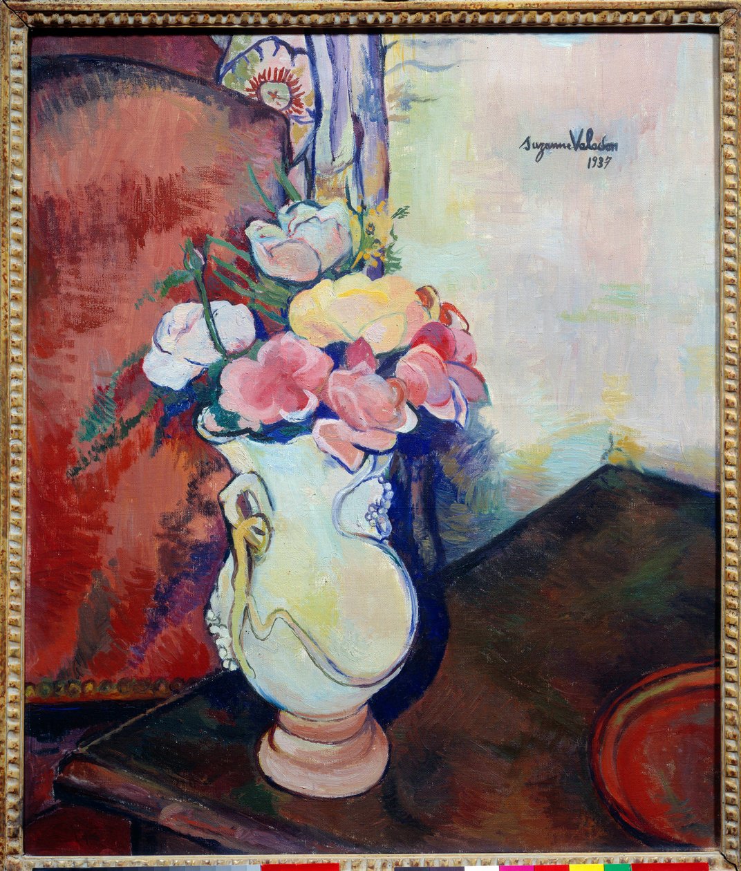 Vase med blomster. Maleri av Suzanne Valadon (1865-1938) av Suzanne Valadon